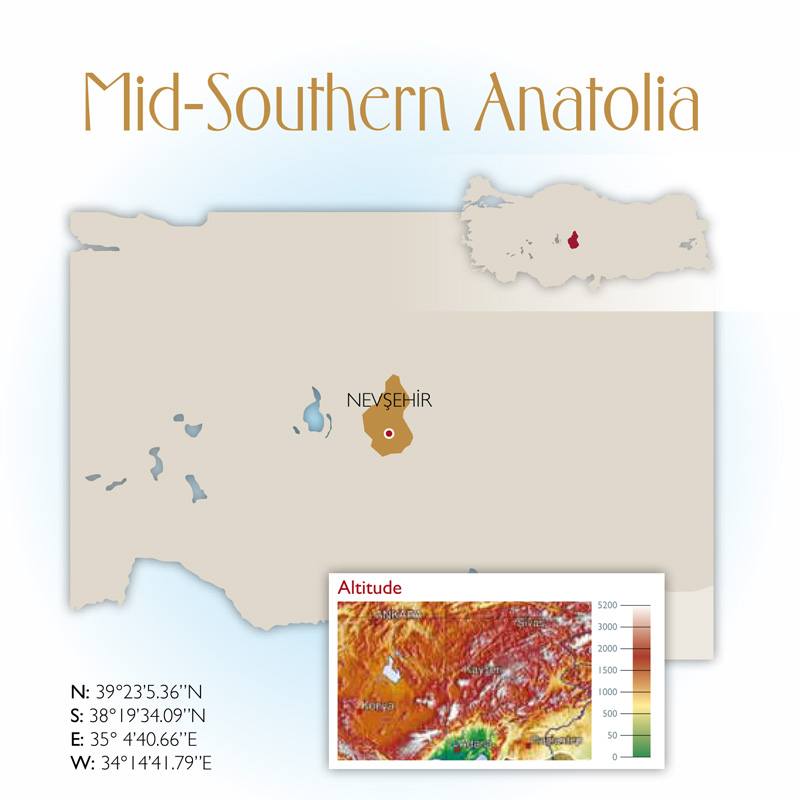 Mid-southern Anatolia Wine Region