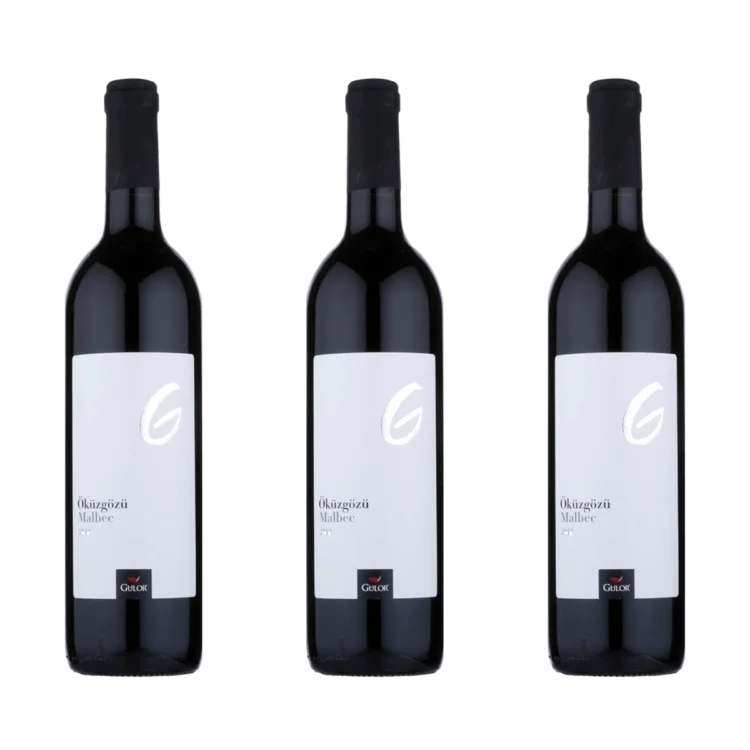 Gülor Öküzgözü Malbec Red Wine Pack Of 3-BuyTurkish Wines Online