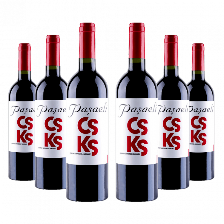Paşaeli CS KS - Cabernet Sauvignon, Karasakız 2019 (Kırmızı Şarap 6'lı Paket)