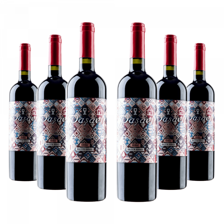 Paşaeli Shiraz Kalecik Karası Red Wine Pack Of 6