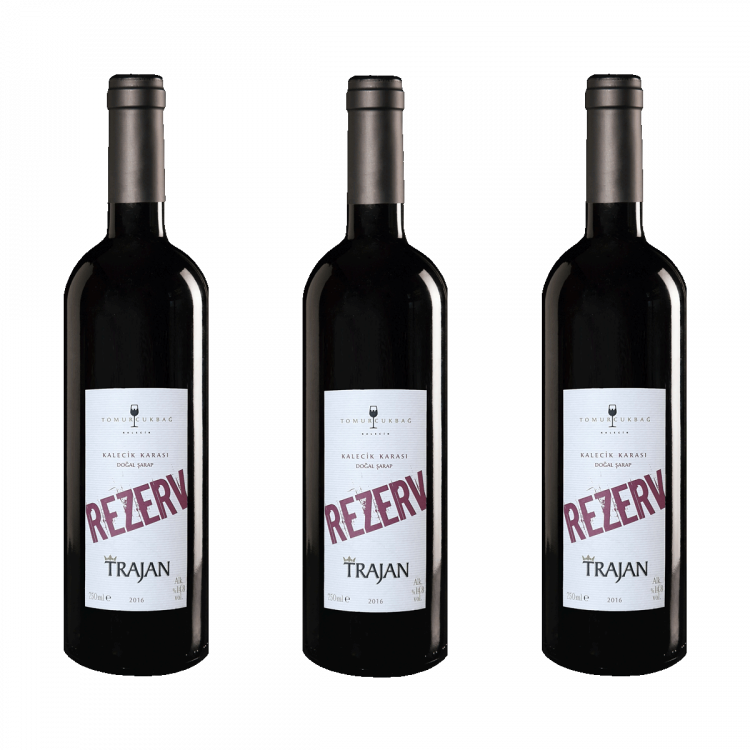 Tomurcukbağ Trajan Rezerv Kalecik Karası Red Wine Pack Of 3-Buy Turkish Wines Online